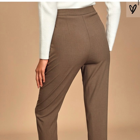 Lulus high-waisted trouser pants - Picture 4 of 4